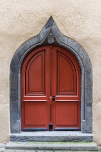 Kirchentür in Chur (CH)