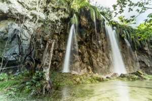 Wasserfall in Langzeitbelichtung