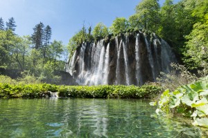 Wasserfall in Plitvice